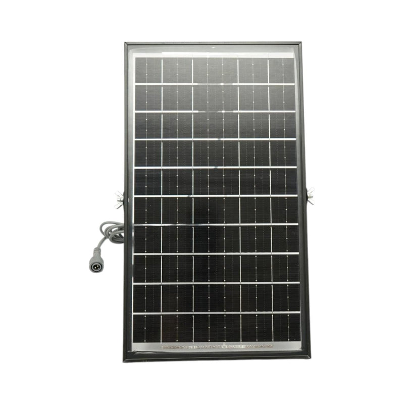 Faro LED da 200 W, 6500 K, con pannello solare bifacciale da 20 W, batteria LiFePO4 da 10.000 mAh e telecomando (IP66) Breckner Germany
