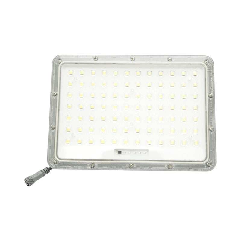 Faretto LED da 300 W, 6500 K, con pannello solare bifacciale da 30 W, batteria LiFePO4 da 15.000 mAh e telecomando (IP66) Breckner Germany
