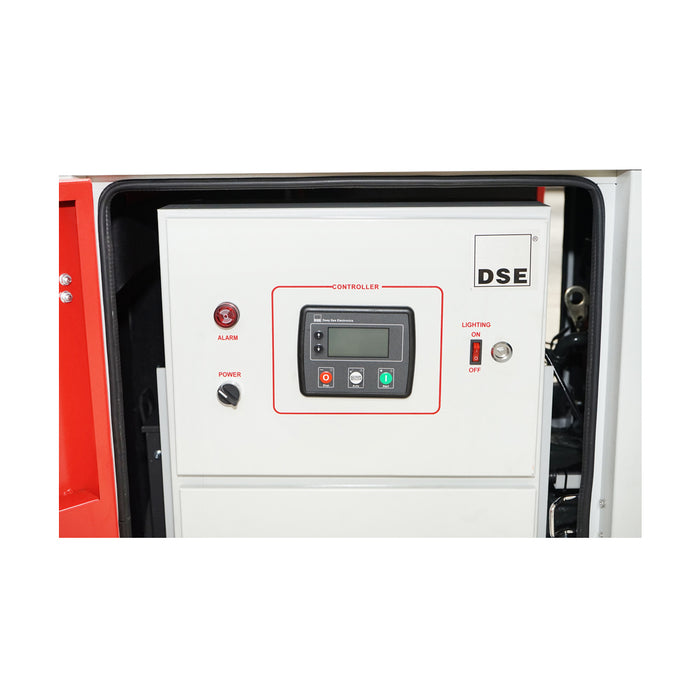 Generatore elettrico trifase 55KVA, 400V con motore diesel Ricardo N4100DS-46/46KW