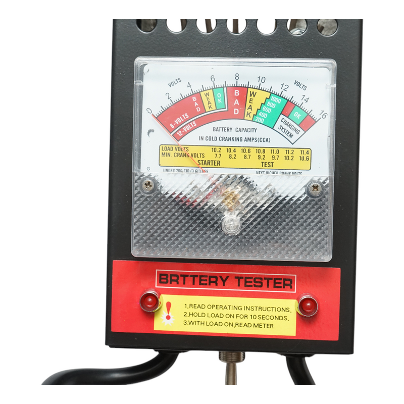 Tester analogico per batterie 6/12V, 200A Breckner Germany