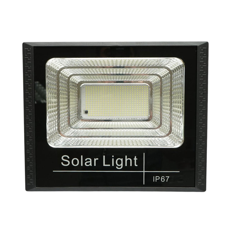 Faro LED da 200 W, 6500 K, con pannello solare da 12 W, batteria LiFePO4 da 8000 mAh e telecomando (IP67) Breckner Germany