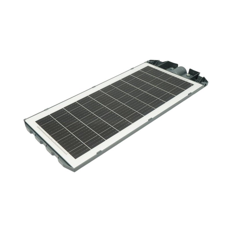 Lampione stradale solare a LED da 500 W con pannello solare da 25 W, batteria LiFePO4 da 20.000 mAh, sensore di movimento, telecomando e supporto per palo (IP65) Breckner Germany