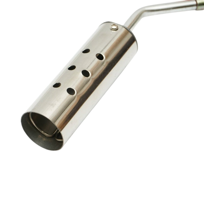 Testina per cannello a gas, accensione manuale, rotazione a 360°, potenza termica di 3600 kcal, fiamma regolabile fino a 1300°C (Canon Torch)