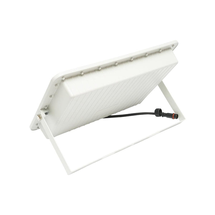 Proiettore LED 400W, 6500K con pannello solare 28W, telecomando e batteria 40Ah