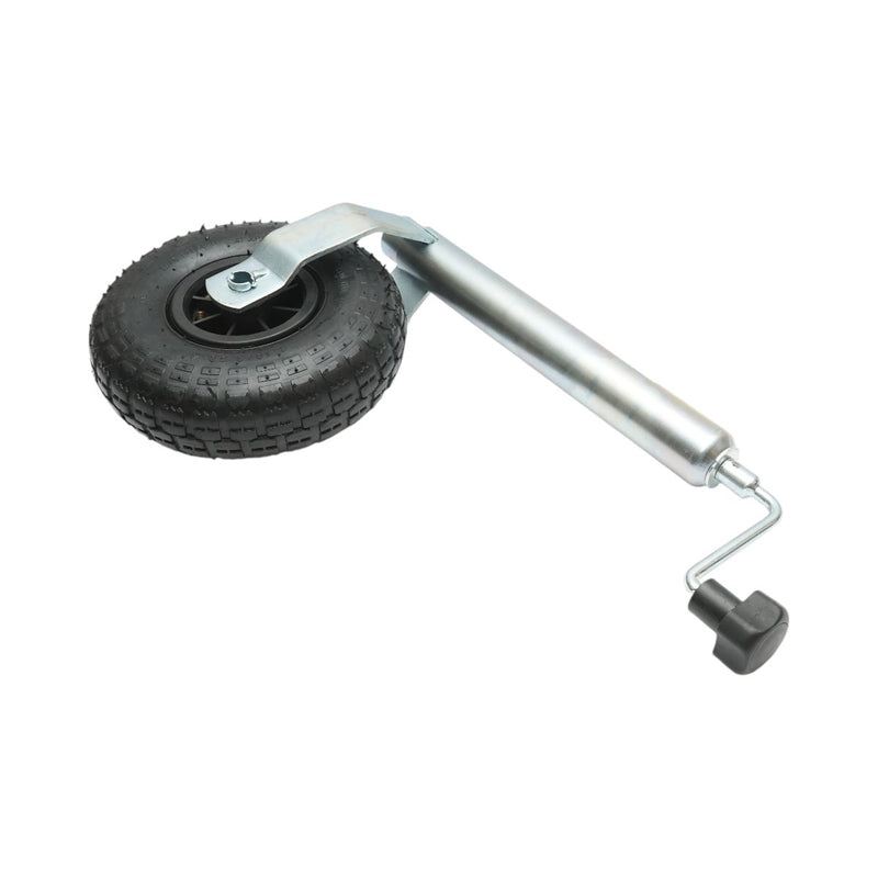 Ruotino di manovra per rimorchio con pneumatico 260x85 mm, diametro tubo 48 mm, altezza regolabile 600-880 mm, carico massimo 136 kg Breckner Germany