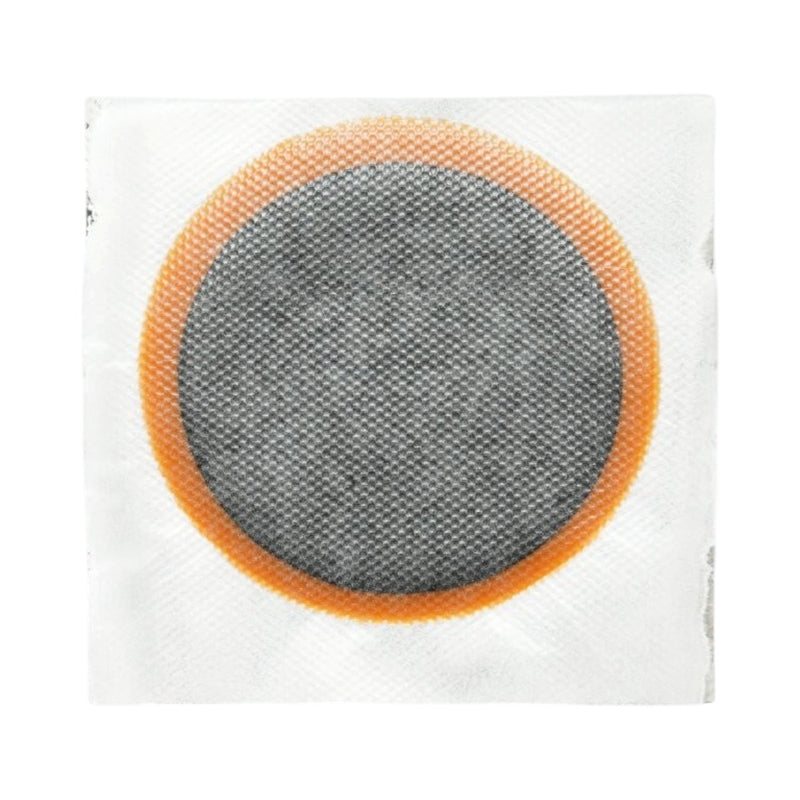 Set di 26 toppe rotonde per vulcanizzazione (42 mm) + 1 tubetto di adesivo (20 ml) per camere d'aria
