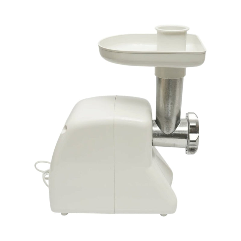 Tritacarne elettrico da 2000 W, 220 V, con lama in acciaio inox, accessorio per insaccati e 2 dischi in acciaio inox (da 5 mm e 7 mm) inclusi.