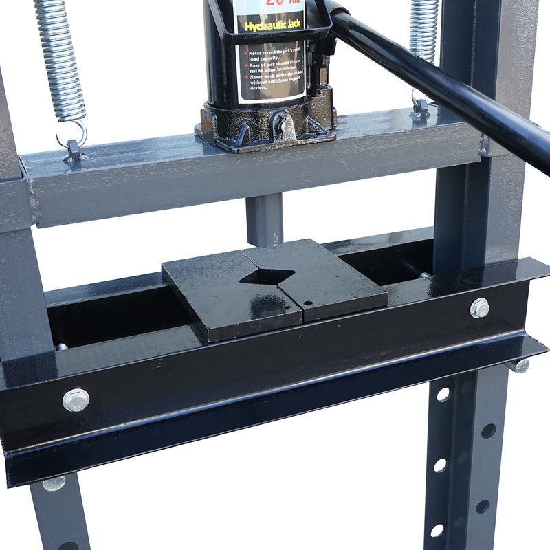 Pressa idraulica 20T, apertura regolabile 30-950mm, corsa pistone 0-120mm