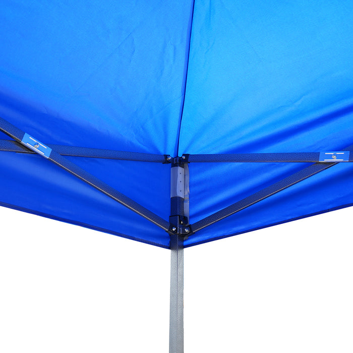 Gazebo blu 2x2 m, altezza regolabile, pieghevole Breckner Germany