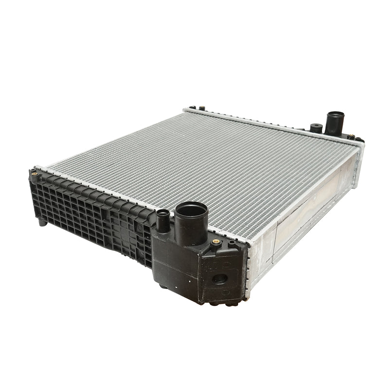 Radiatore di raffreddamento  acqua per Case IH e New Holland, dimensioni 724 × 587 mm, codici OEM 87410096 e 87410098