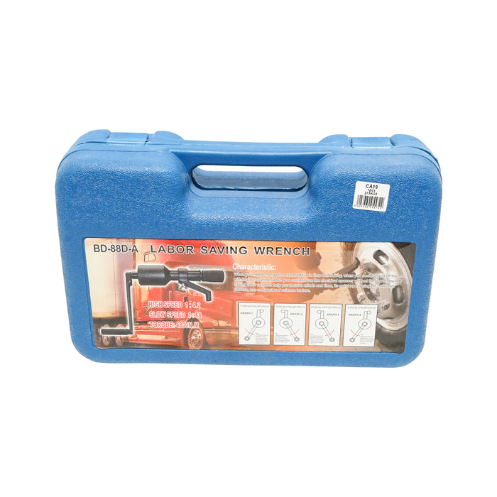 Chiave 32x33 per smontare ruote di camion con riduttore di potenza a 2 velocità (ingranaggi metallici)